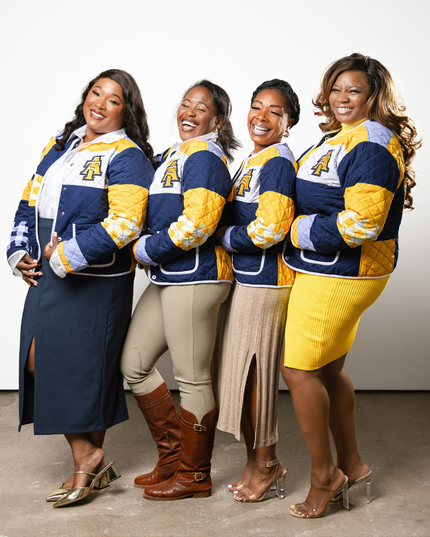 PREORDER ONLY - North Carolina A&T Patchwork Jacket