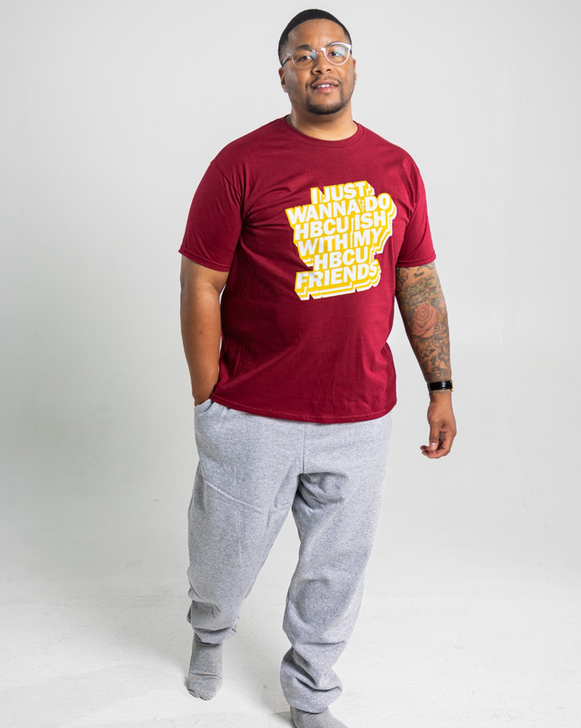 HBCU Friends - Burgundy and Gold (Unisex)