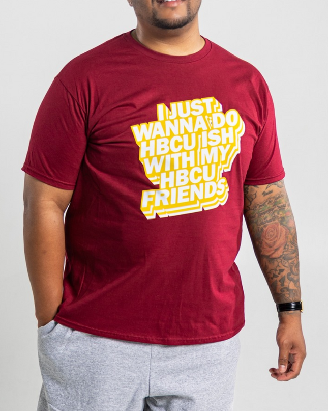 HBCU Friends - Burgundy and Gold (Unisex)