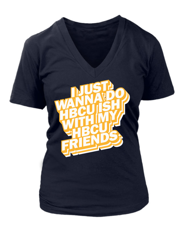 HBCU Friends - Navy Blue and Gold Edition (Womens)