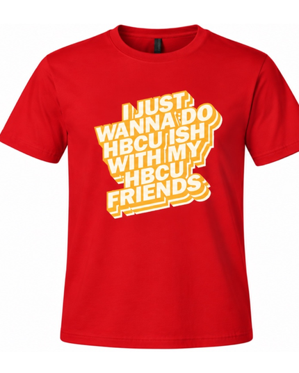 HBCU Friends - Red and Gold (Unisex)