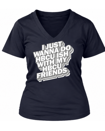 HBCU Friends - Navy and Grey Edition (Womens)