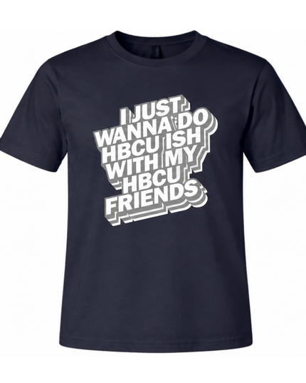 HBCU Friends - Navy and Grey (Unisex)