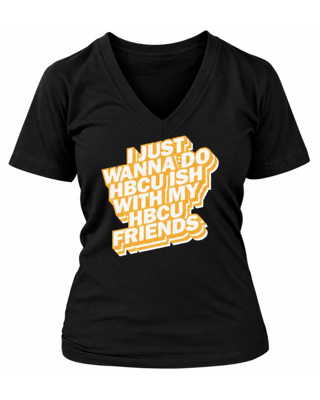 HBCU Friends - Black and Gold Edition (Womens)