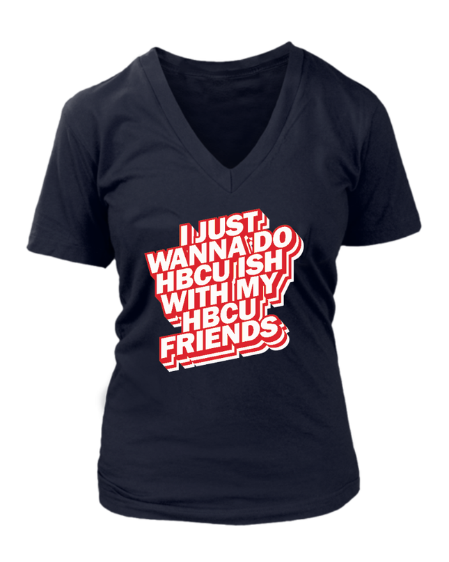 HBCU Friends - Navy and Red Edition (Womens)