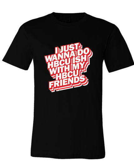HBCU Friends - Black and Red (Unisex)