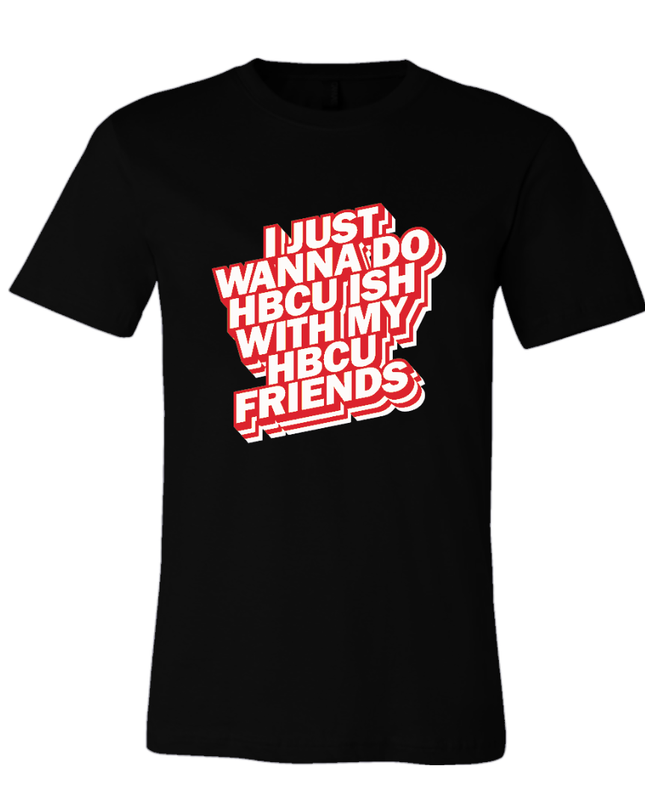 HBCU Friends - Black and Red (Unisex)