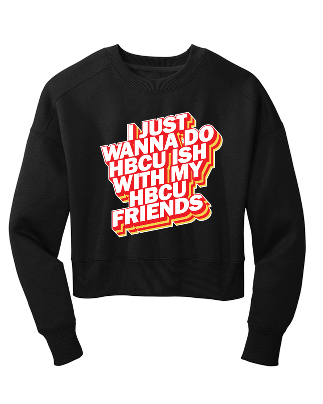 HBCU Friends - The Original Cropped Sweatshirt (Womens)