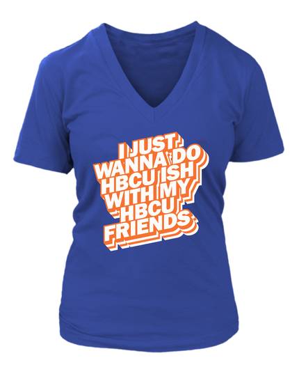HBCU Friends - Royal Blue and Orange Edition (Womens)