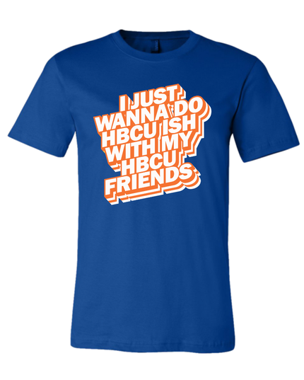 HBCU Friends - Royal Blue and Orange (Unisex)