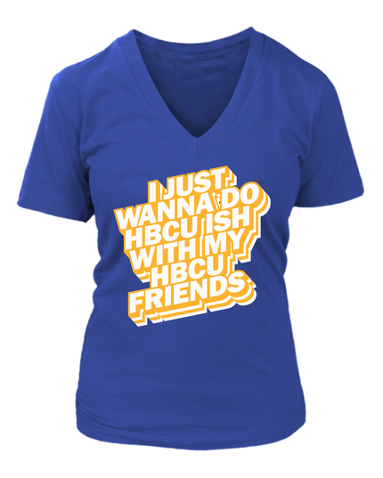 HBCU Friends - Royal Blue and Gold Edition (Womens)