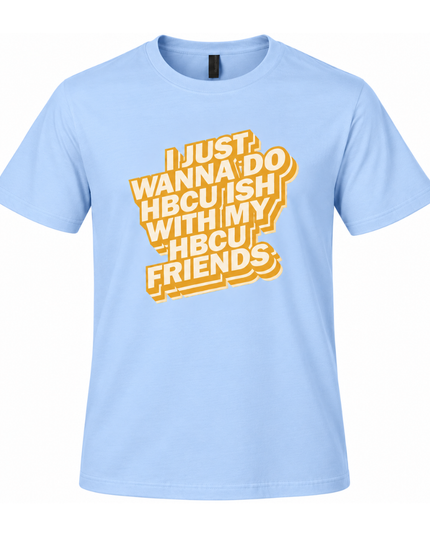 HBCU Friends - Light Blue and Gold (Unisex)