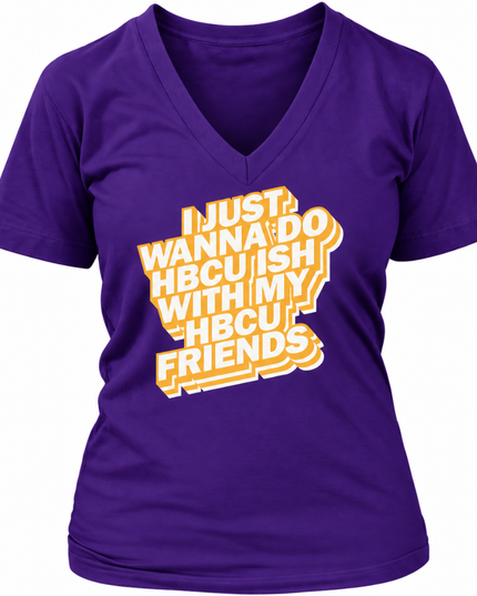 HBCU Friends - Purple and Gold Edition (Womens)
